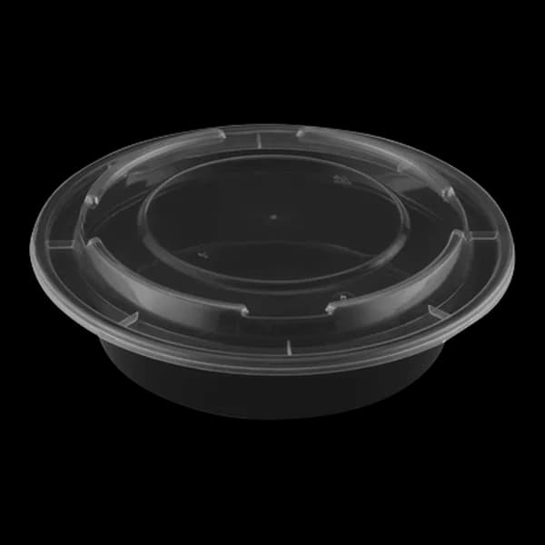 Black Round Containers